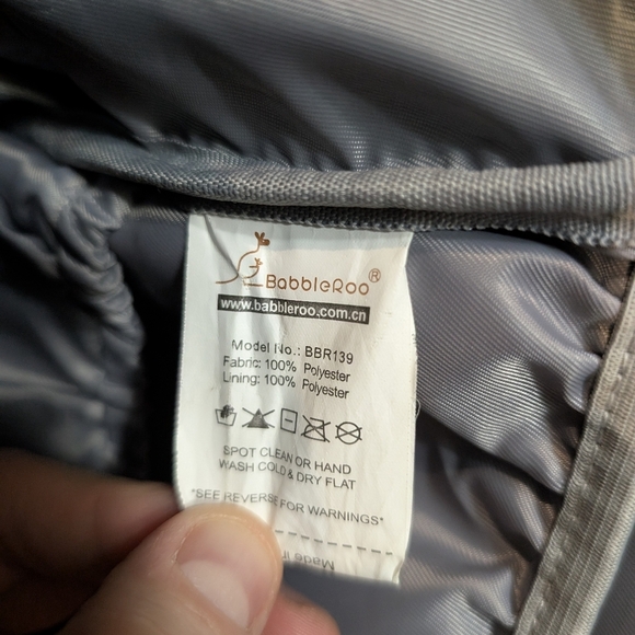 Babbleroo Diaper Bag Black - Picture 4 of 5